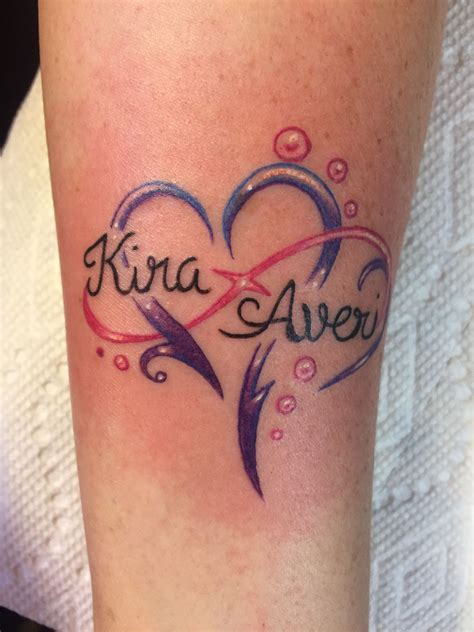 tattoo names with hearts|More.